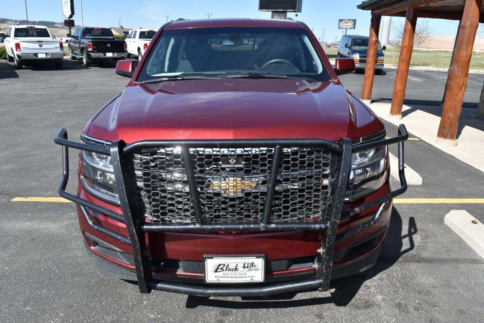 2019 Maroon /Black Chevrolet Suburban LS Fleet (1GNSKKKCXKR) with an 5.3L V-8 engine, 6-Speed Automatic transmission, located at 1600 E Hwy 44, Rapid City, SD, 57703, (605) 716-7878, 44.070232, -103.171410 - Photo#1